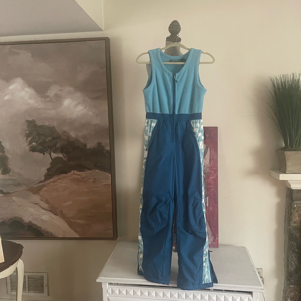 L.L. Bean Girl's Blue Ski Bib Pant